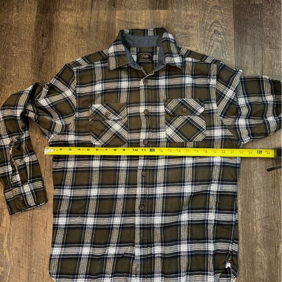 Jach's Mens Heritage Flannel Shirt Long Sleeves Button Up Plaid Green Size M - Picture 12 of 13